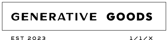 Generative Goods