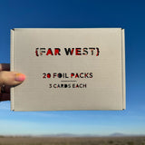 {Far West} 20 Foil Pack Box - 3 Cards in Each Pack